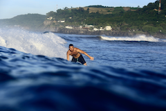 One of Robs passions is to go surfing